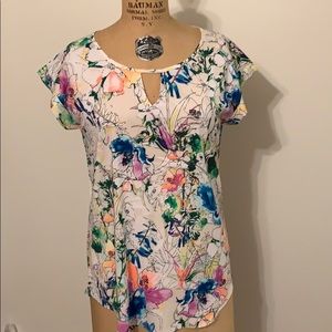 Express Short Sleeve Silky T-Shirt Shirt Top XS